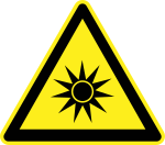 Optical Radiation Warning Sign